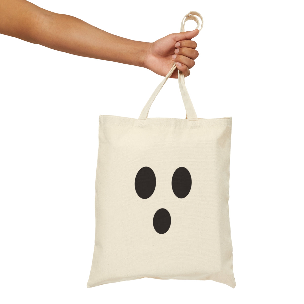 Ghost Cotton Canvas Trick or Treat Bag image 5