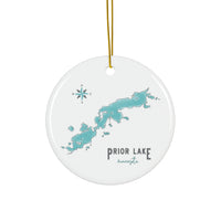 Custom Ceramic Lake  Ornament