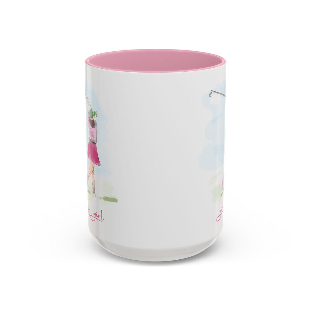 Golf Girl Two Tone 15oz Ceramic Mug