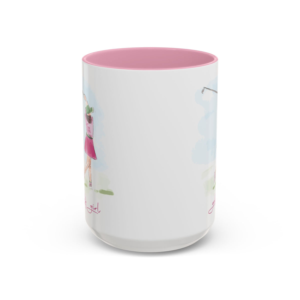 Golf Girl Two Tone 15oz Ceramic Mug