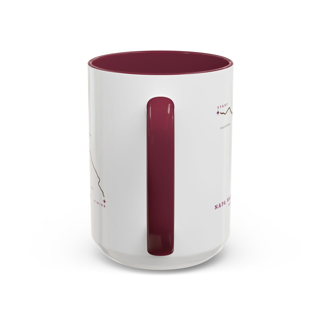 2026 Napa Valley Marathon 15oz Two Toned Ceramic Mug