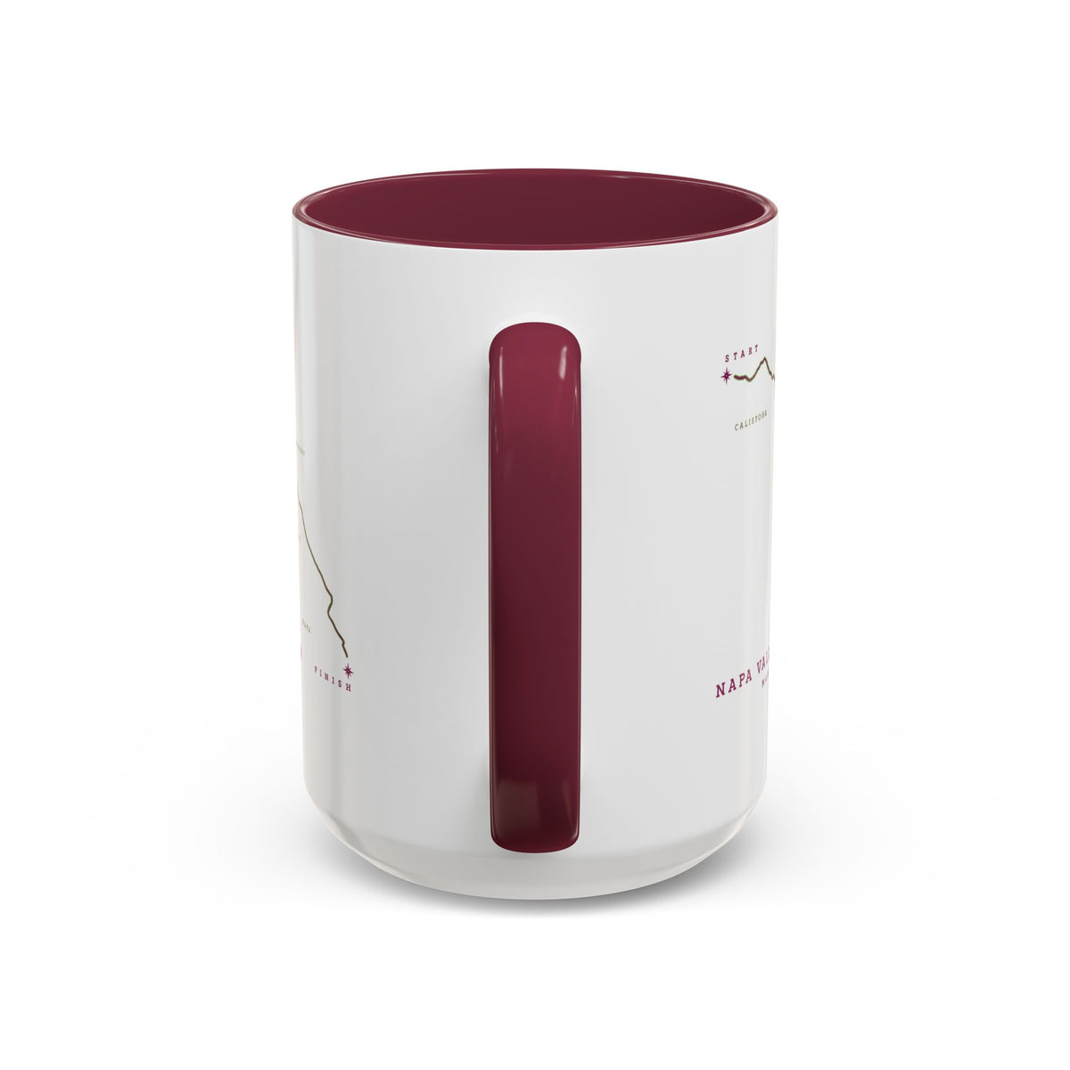 2026 Napa Valley Marathon 15oz Two Toned Ceramic Mug