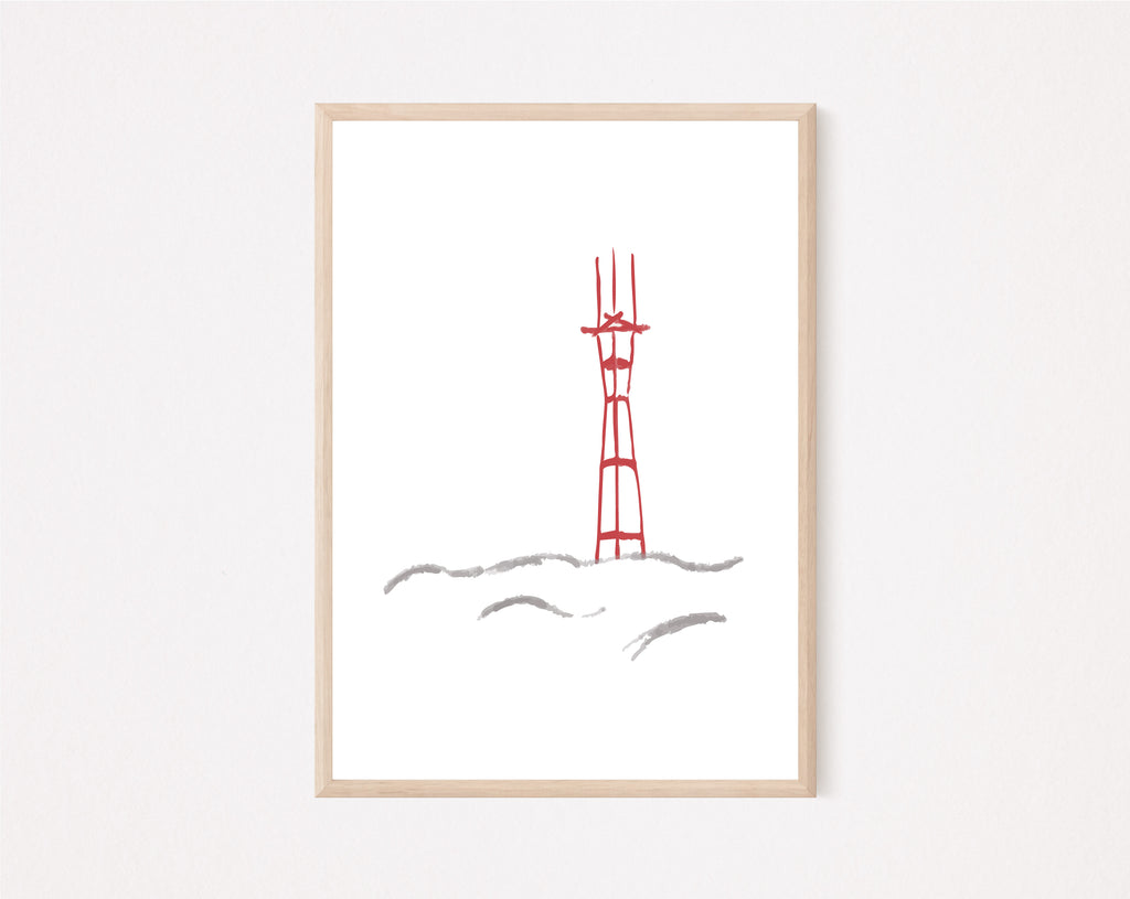 Sutro Tower Art Print image 0