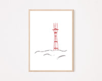 Sutro Tower Art Print image 0