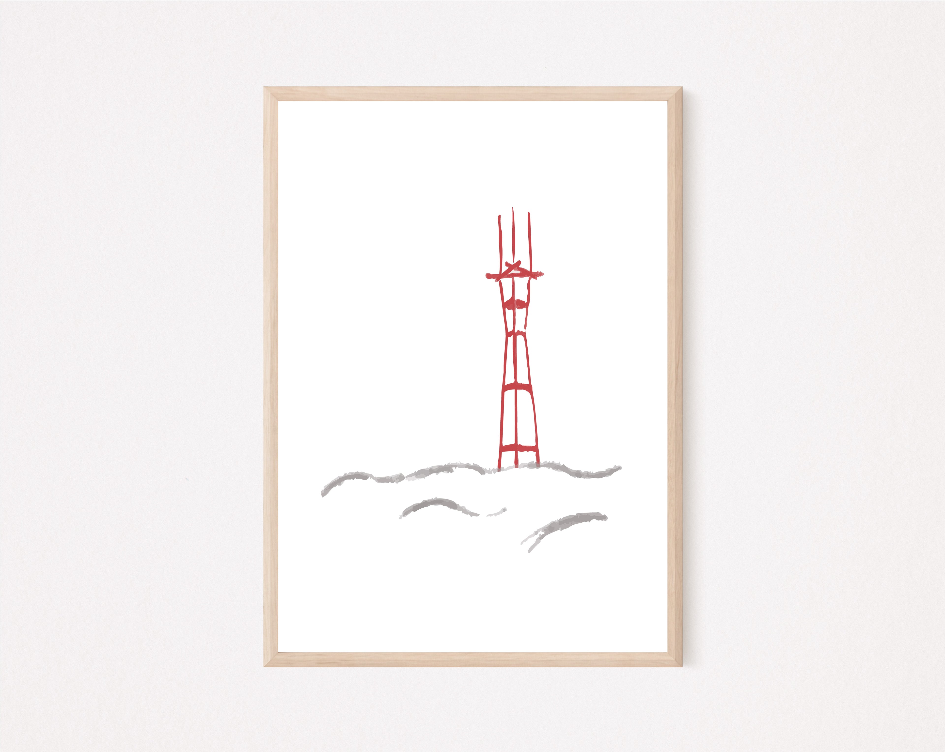 Sutro Tower Art Print image 0