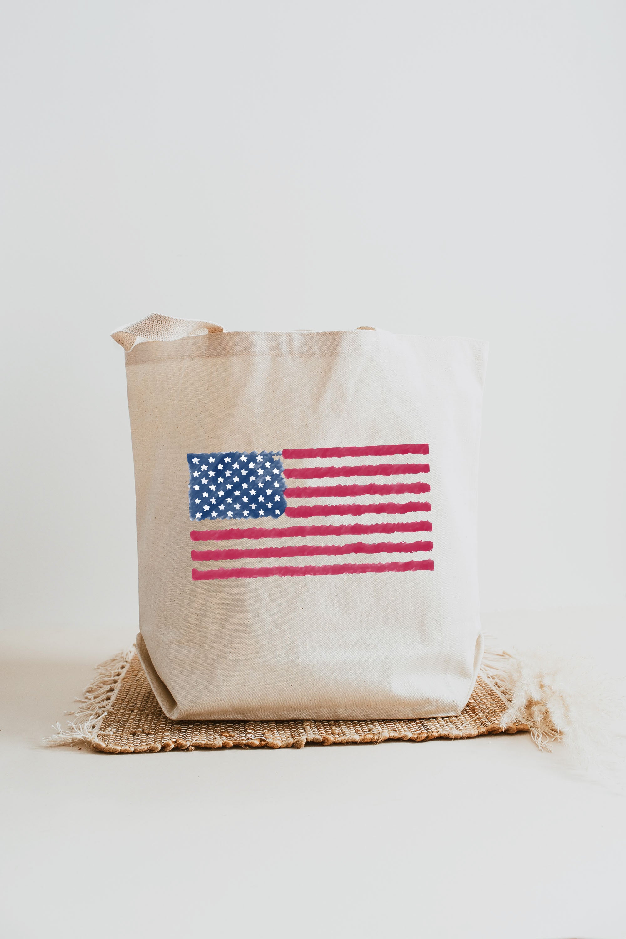 Jumbo American Flag Tote Bag image 0