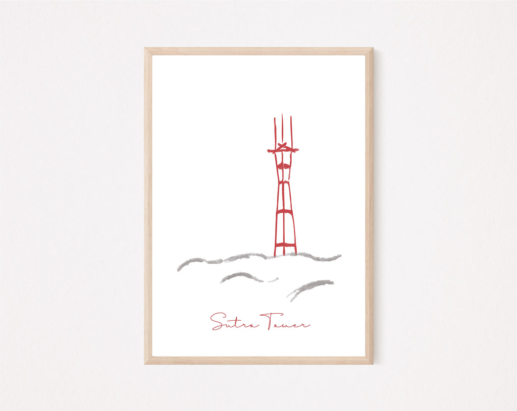 Sutro Tower Art Print image 1
