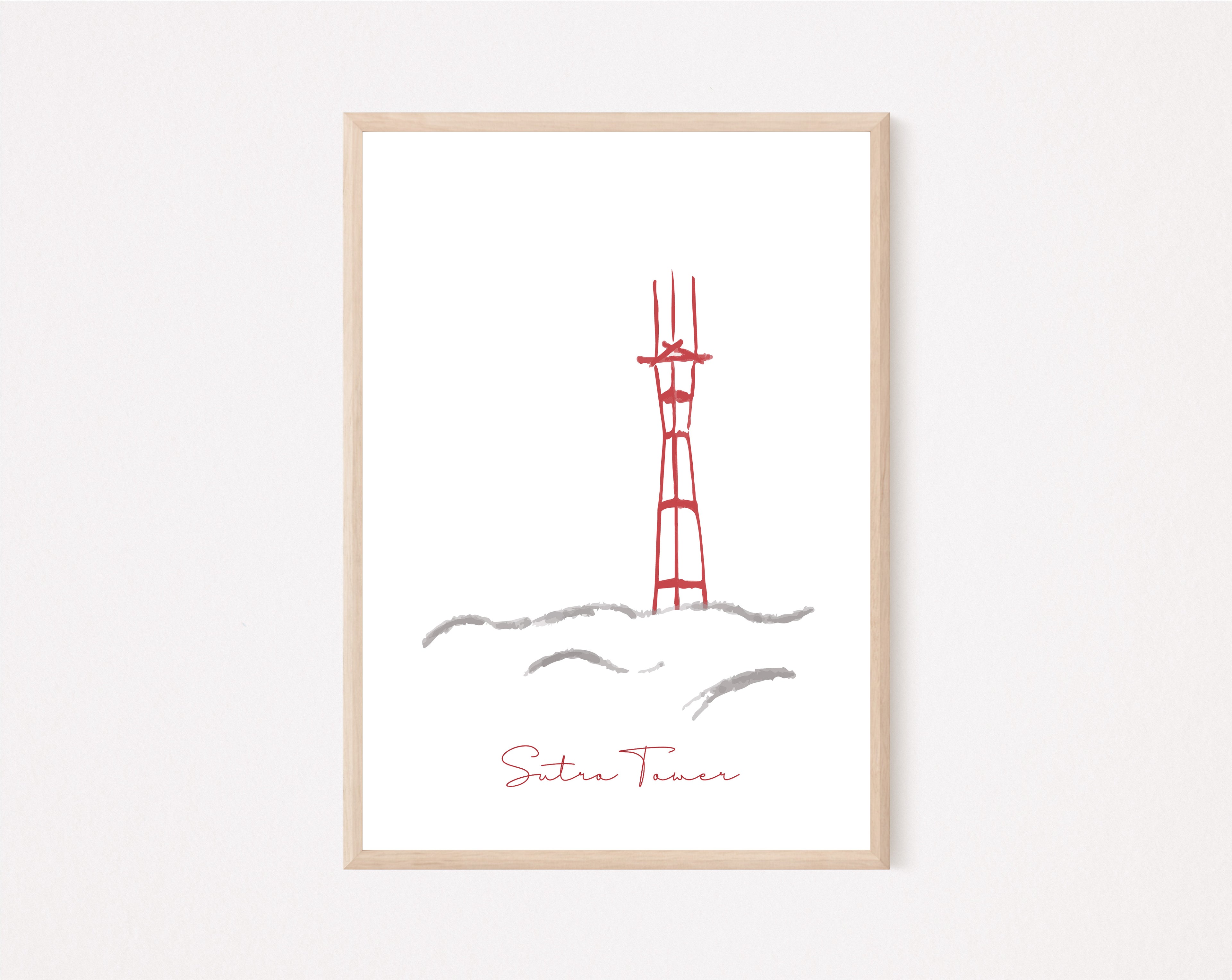 Sutro Tower Art Print image 1