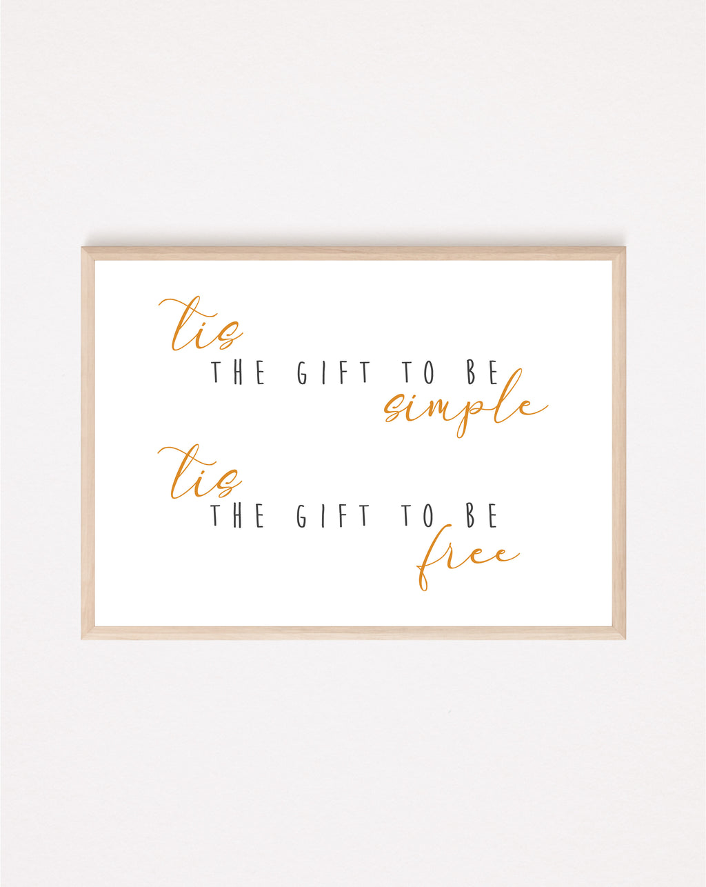Simple Gifts Art Print image 1