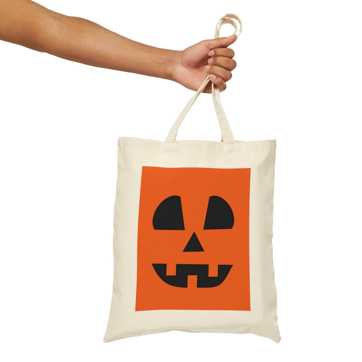 Pumpkin Cotton Canvas Trick or Treat Bag image 5