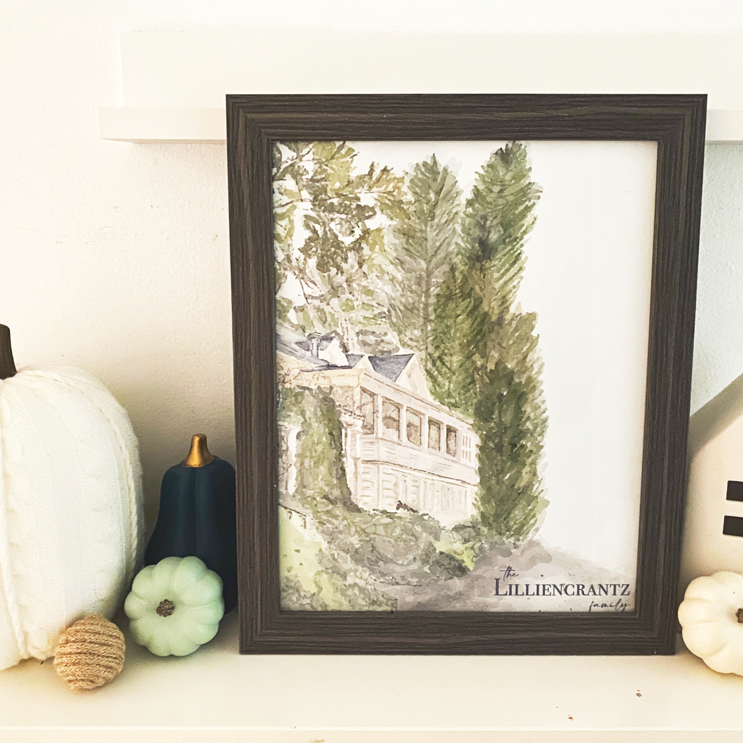 Customizable Home Sweet Home Art Print image 0