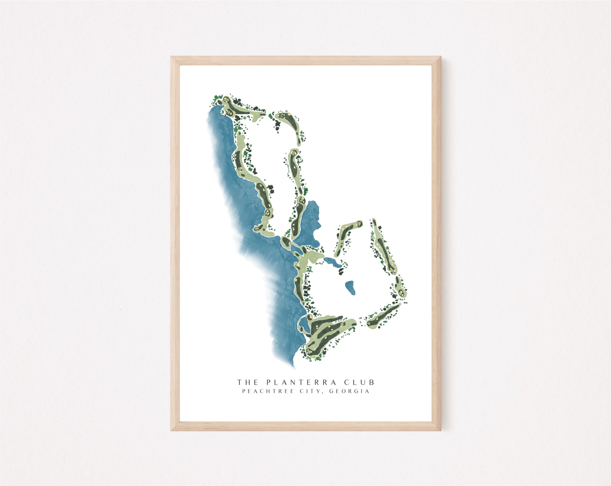 Custom Golf Course Map image 0