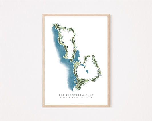 Custom Golf Course Map image 0