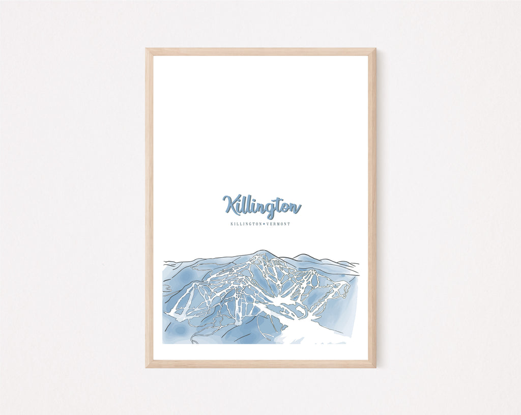 Customizable Ski Life Art Print image 0