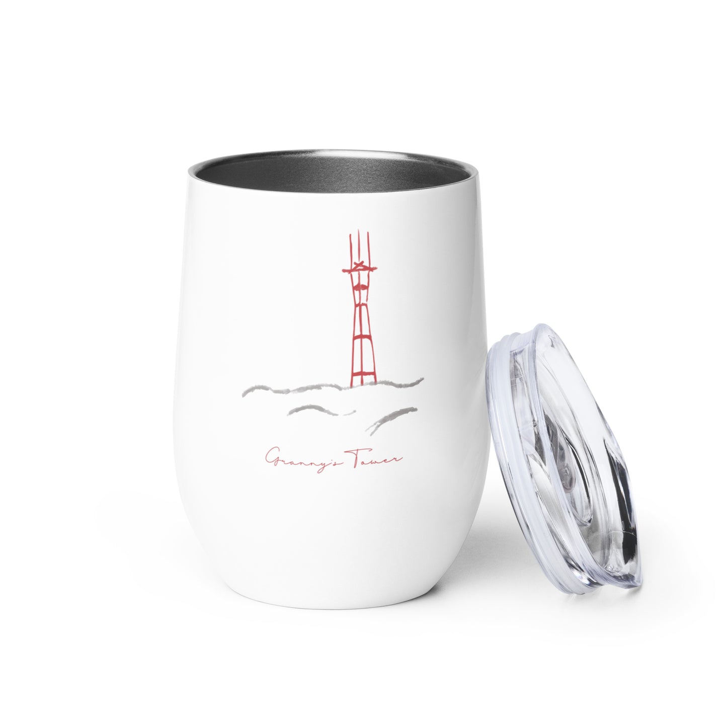 Granny's Tower Wine tumbler image 6