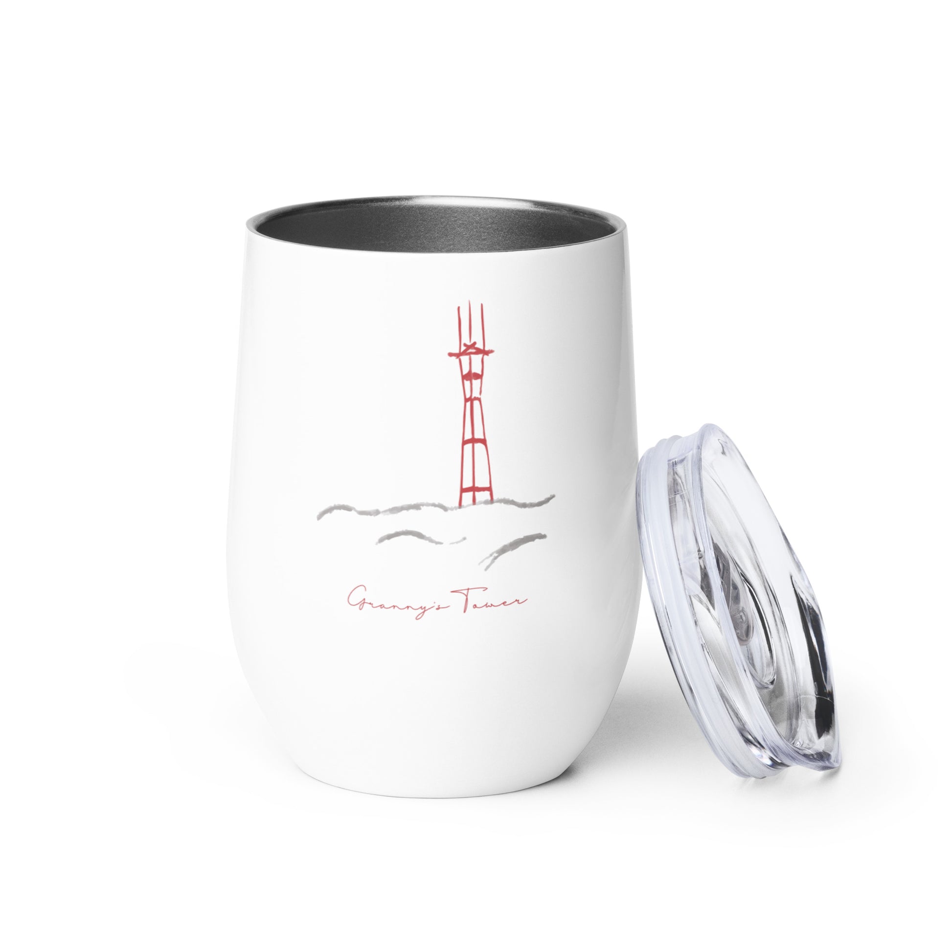 Granny's Tower Wine tumbler image 6