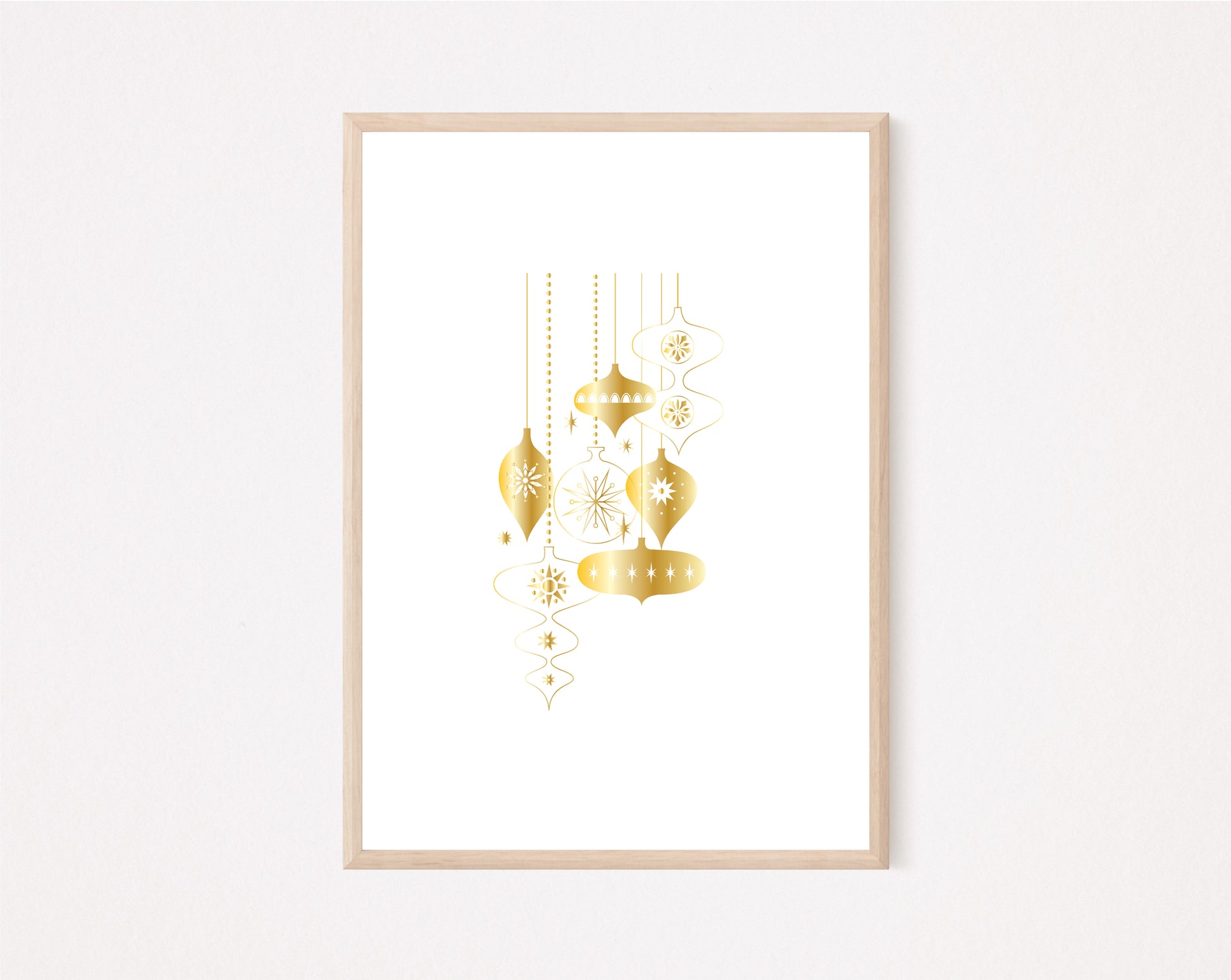 Mid-Century Holiday Art Prints image 3