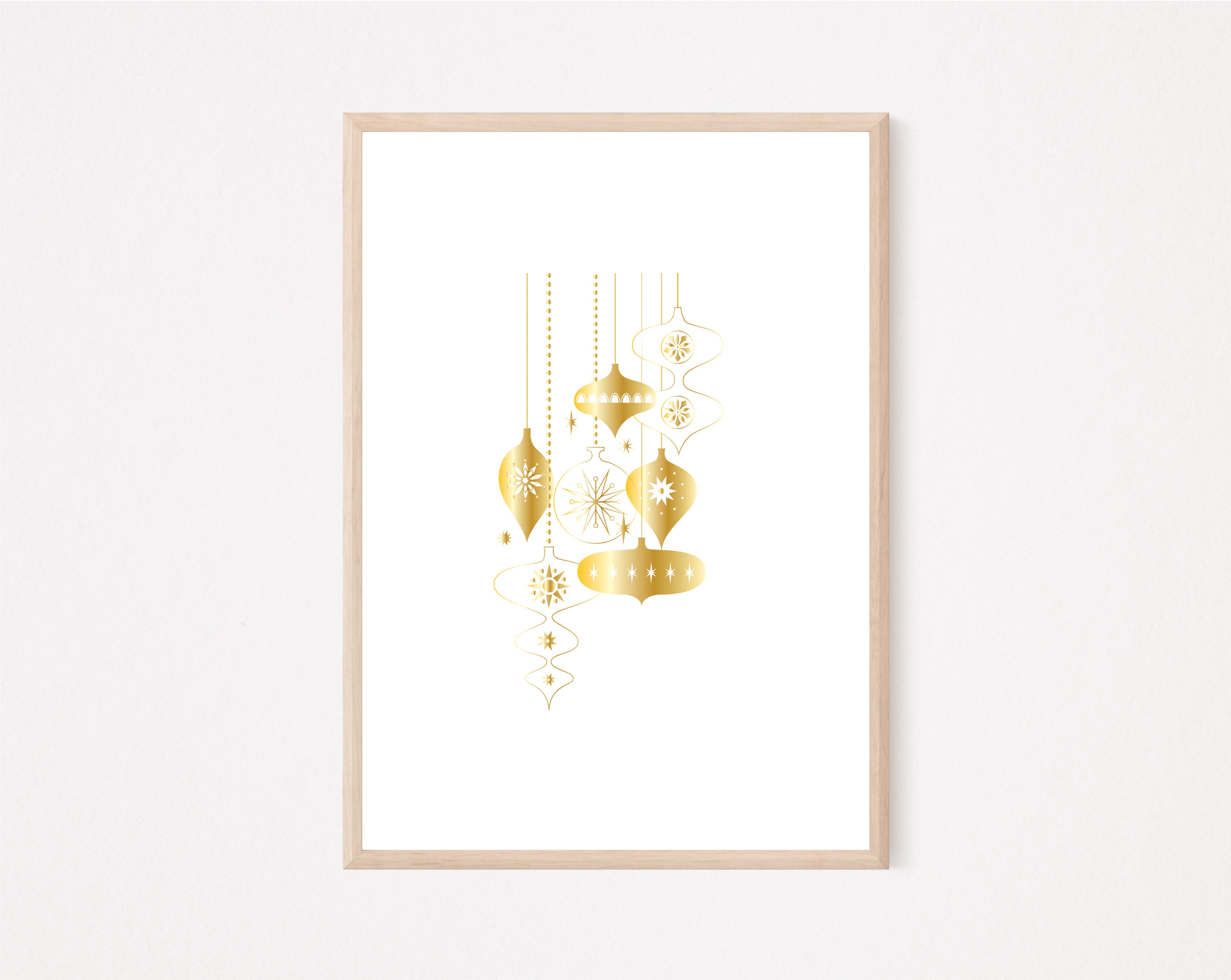 Mid-Century Holiday Art Prints image 3