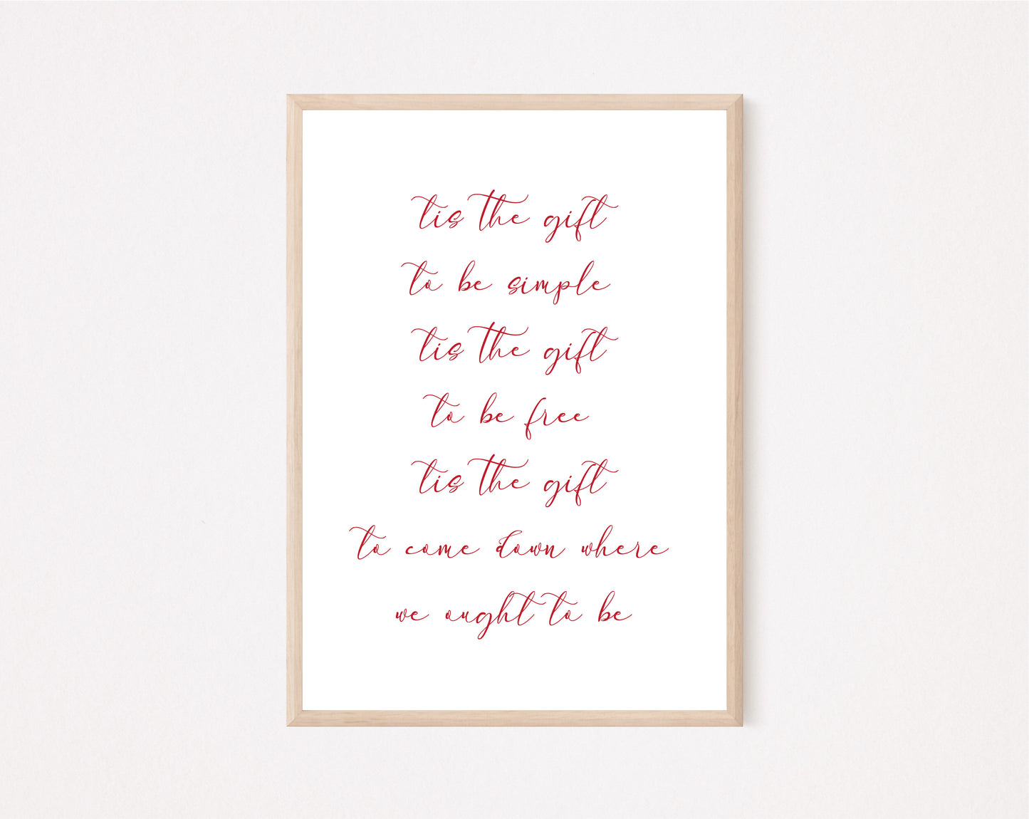 Simple Gifts Art Print image 0