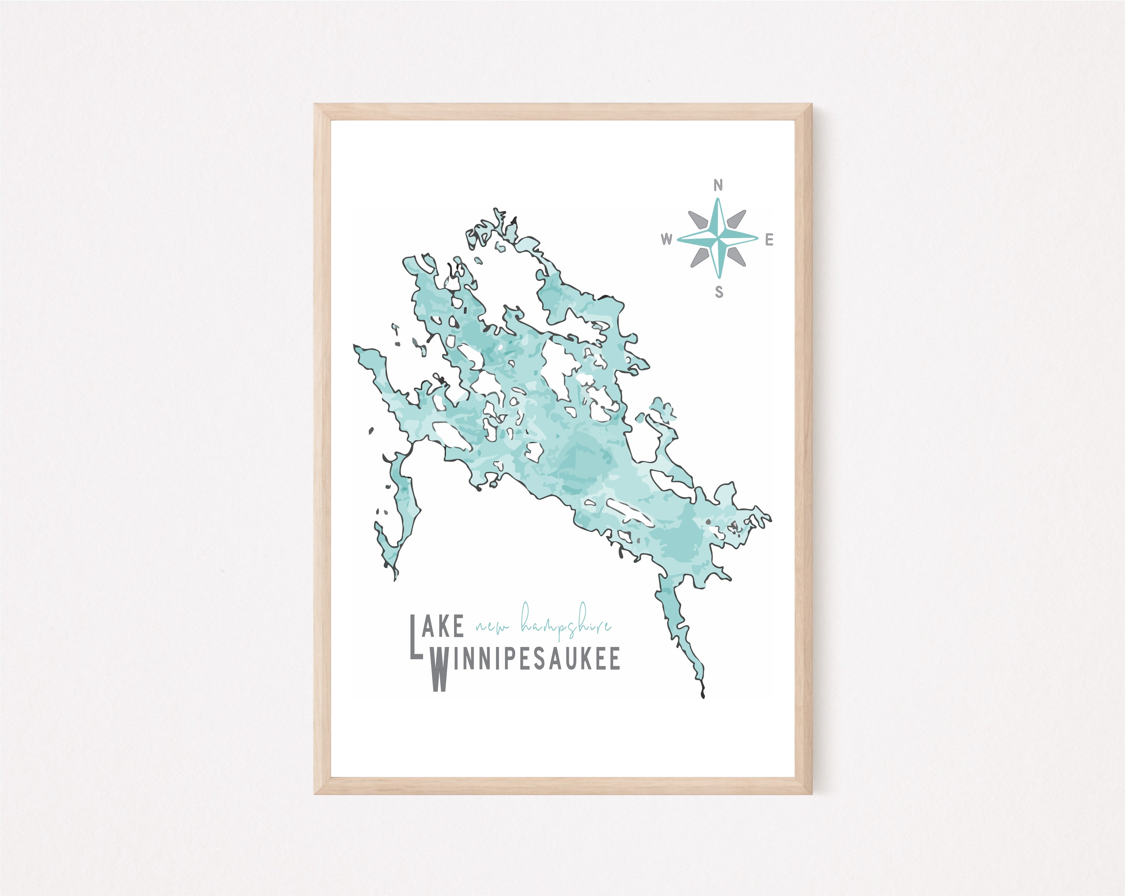 Customizable Lake Life Art Print image 0