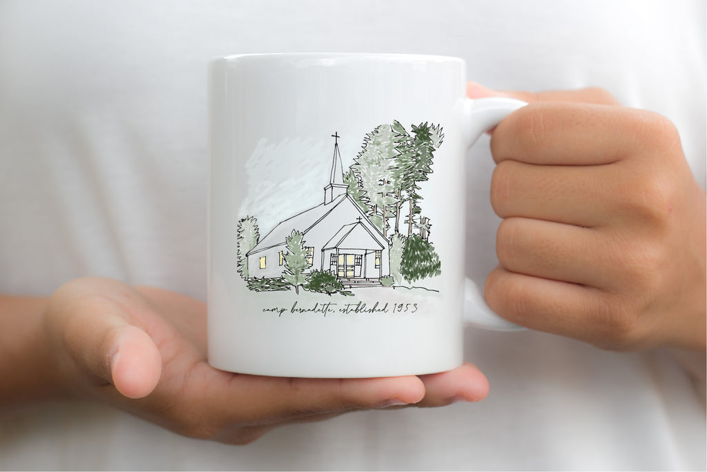 Chapel Sketch Mug image 0