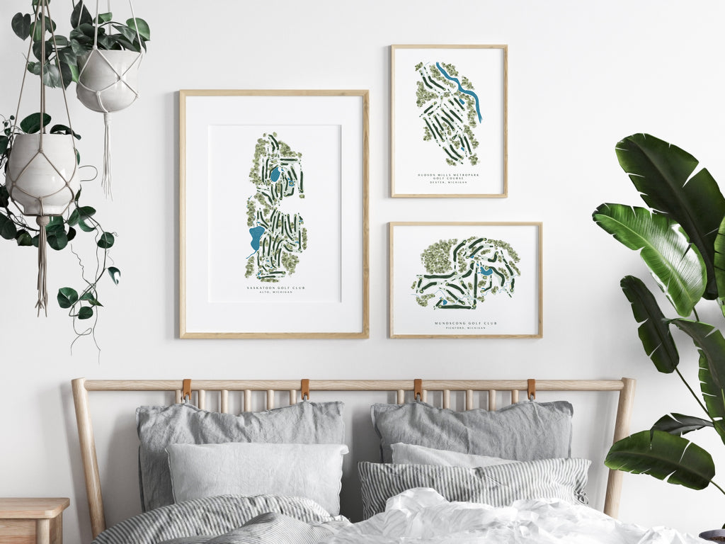 Customizable Golf Course Art Print