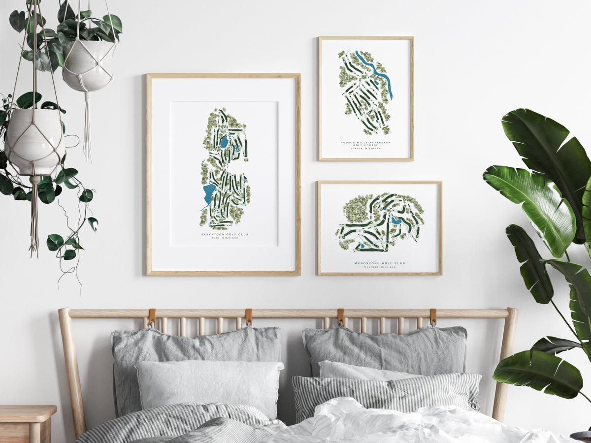 Customizable Golf Course Art Print