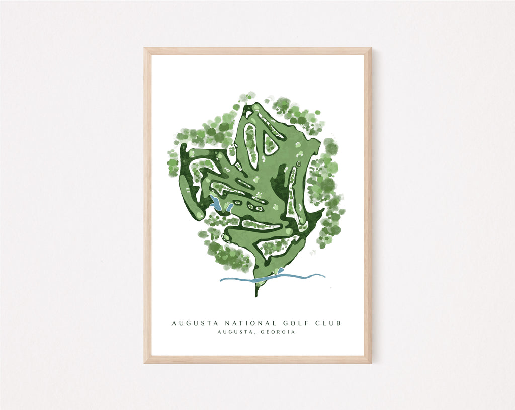 Customizable Golf Course Art Print