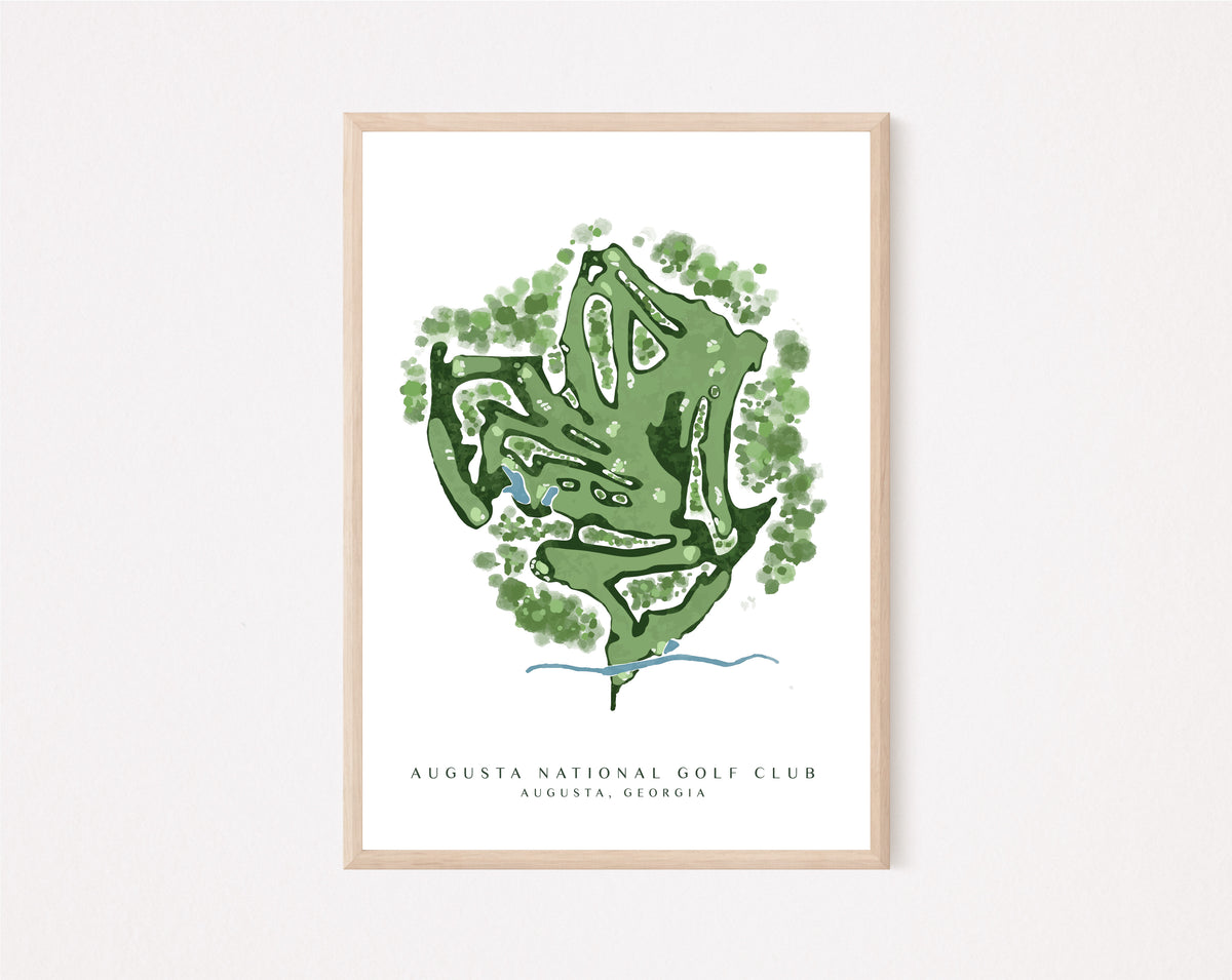 Customizable Golf Course Art Print