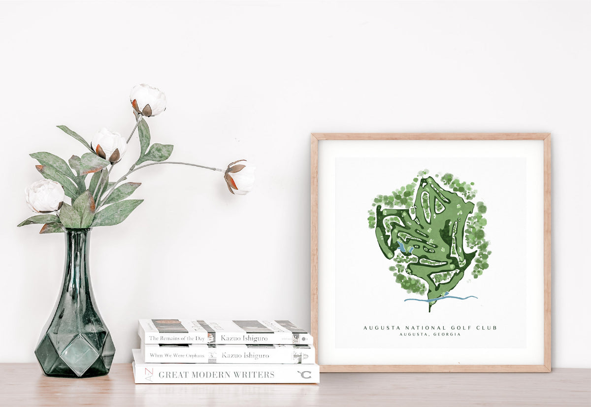 Customizable Golf Course Art Print