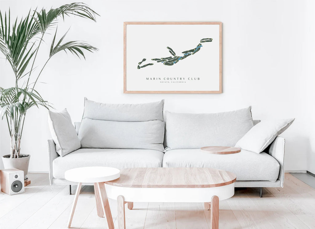 Customizable Golf Course Art Print
