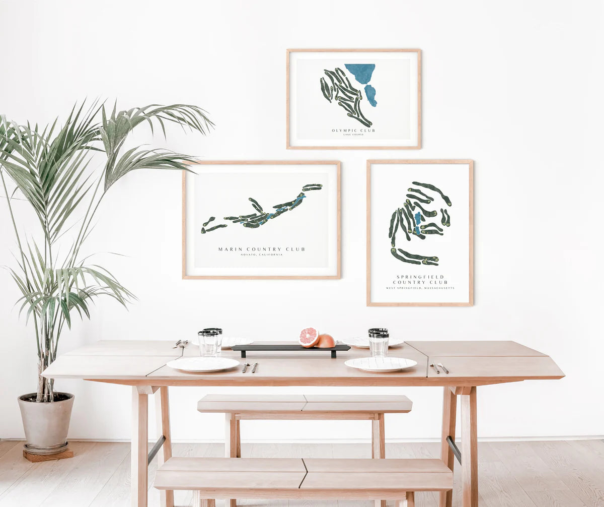 Customizable Golf Course Art Print