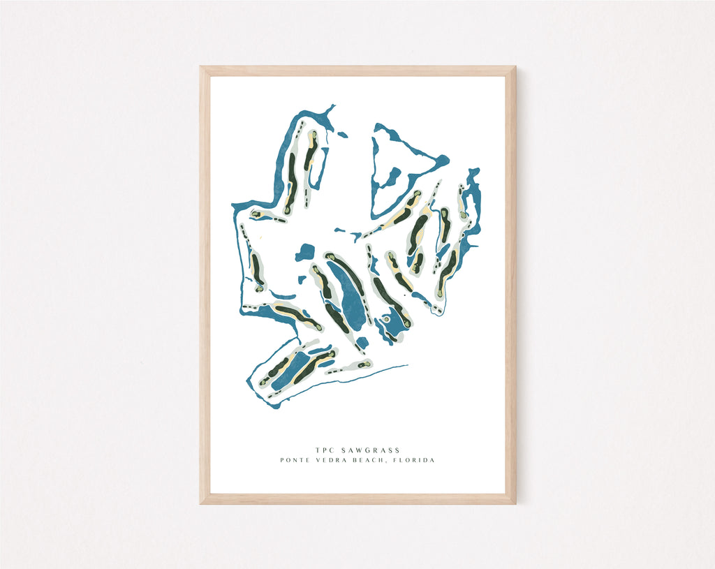 Customizable Golf Course Art Print