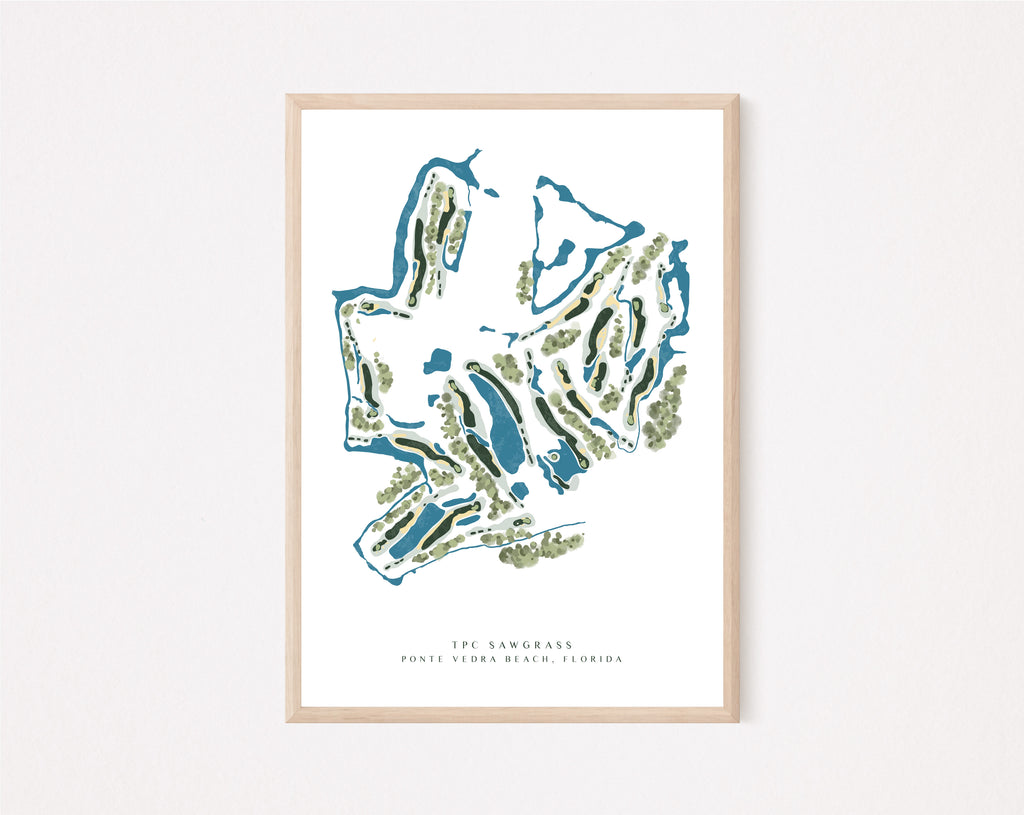 Customizable Golf Course Art Print