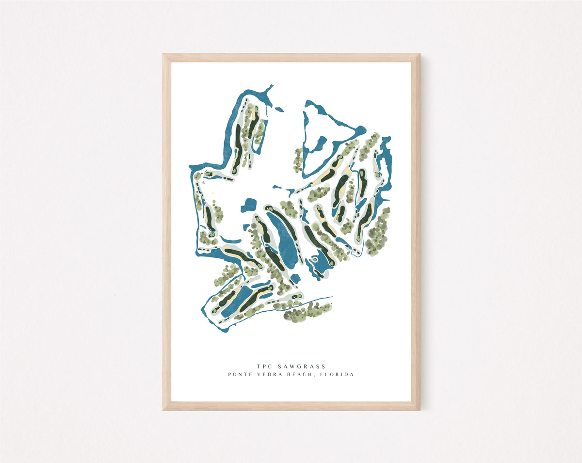 Customizable Golf Course Art Print
