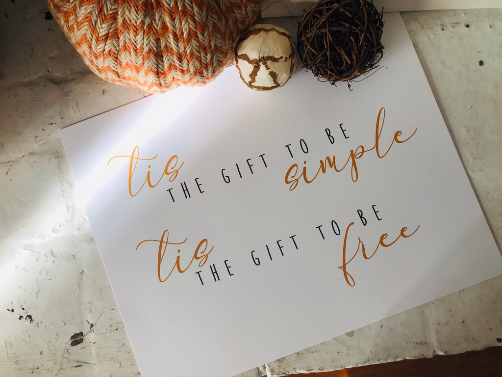 Simple Gifts Art Print image 5