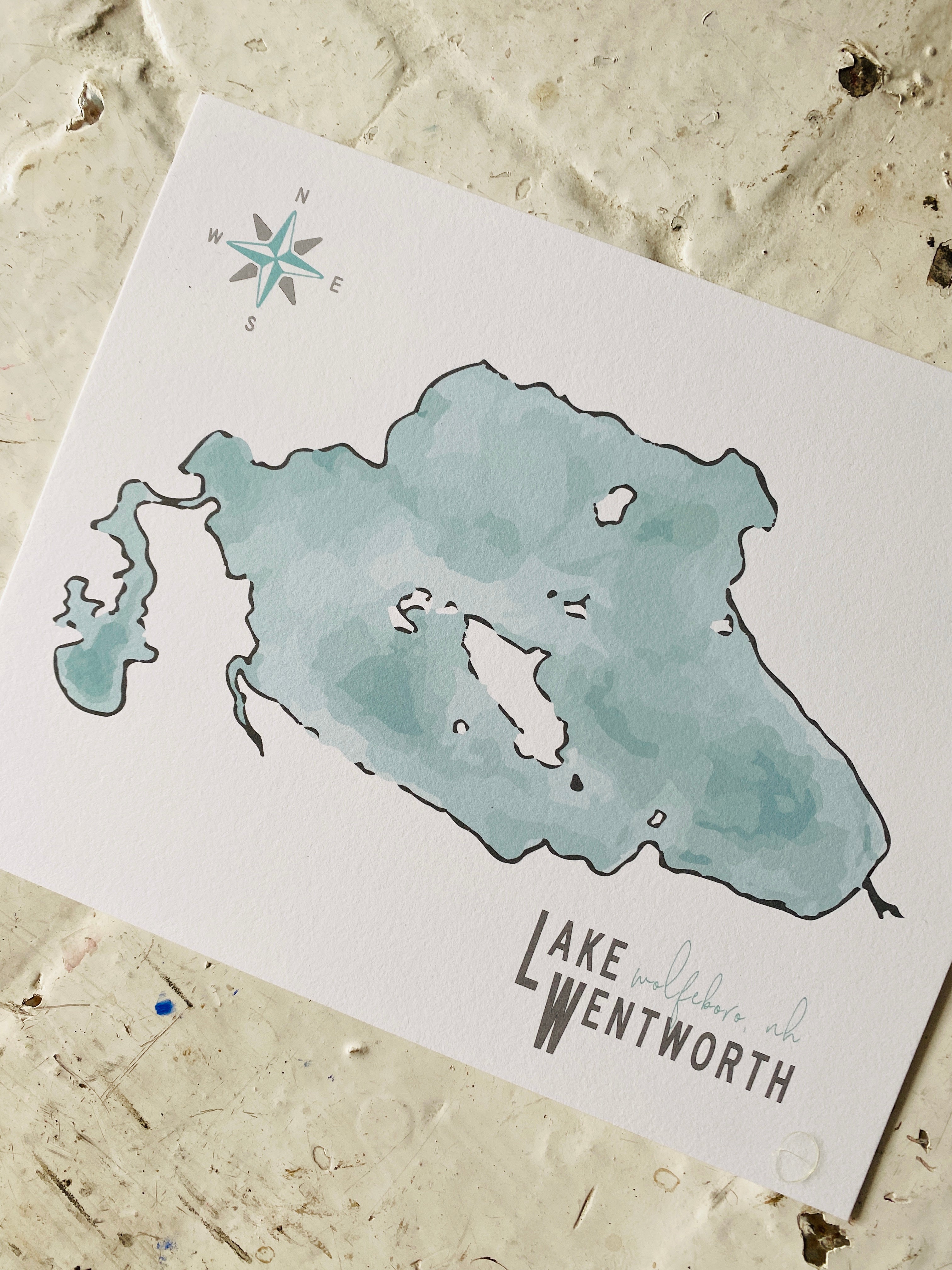 Customizable Lake Life Art Print image 4