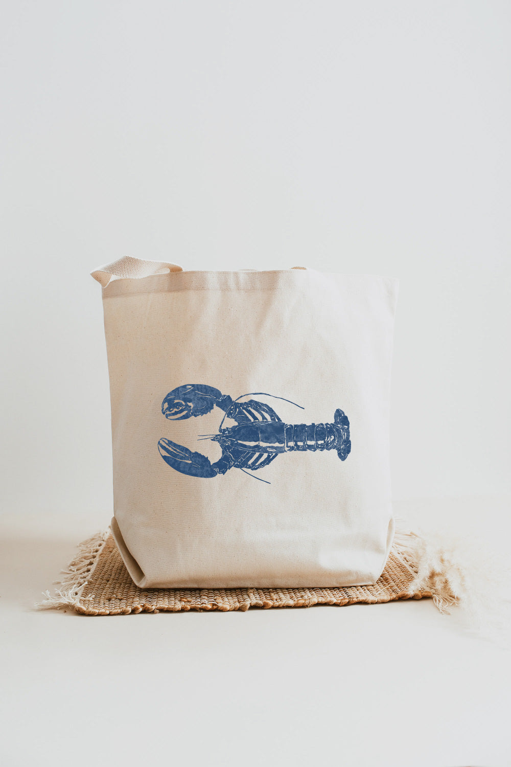 Jumbo Blue Lobster Tote Bag image 0
