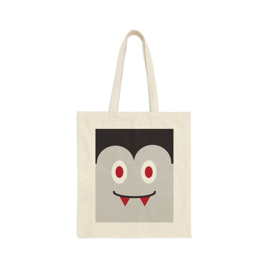 Dracula Cotton Canvas Trick or Treat Bag image 0