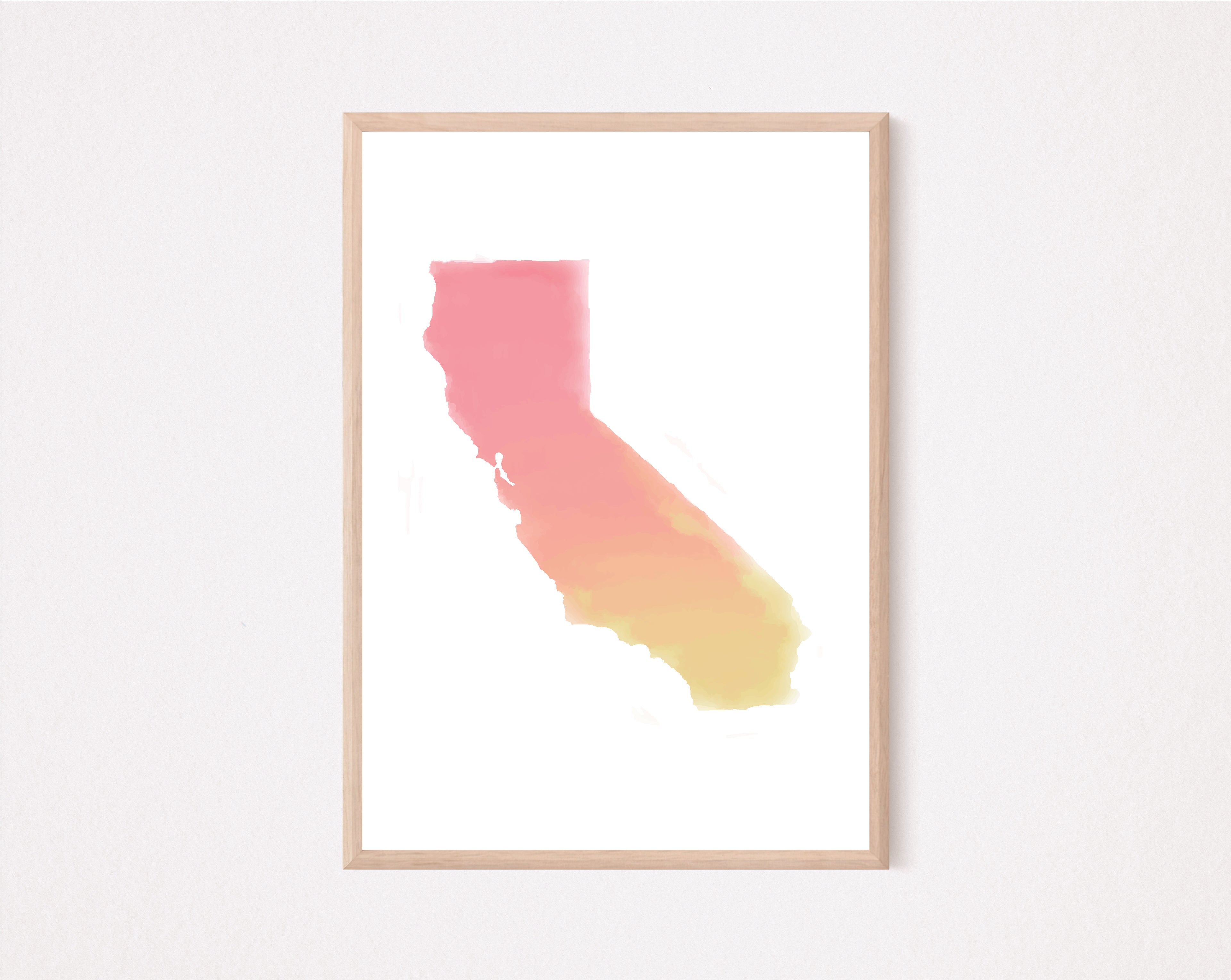 California Sunset Art Print image 0