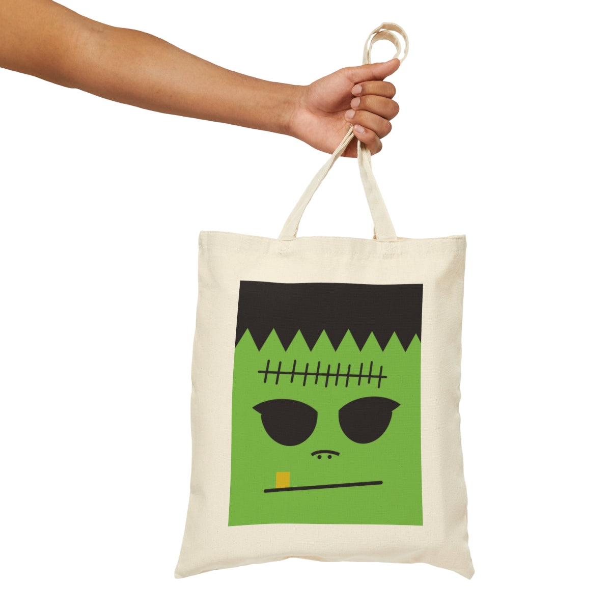 Frankenstein Cotton Canvas Trick Or Treat Bag image 5
