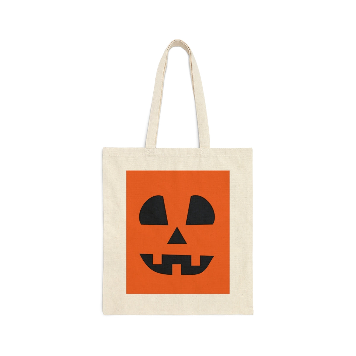Pumpkin Cotton Canvas Trick or Treat Bag image 1