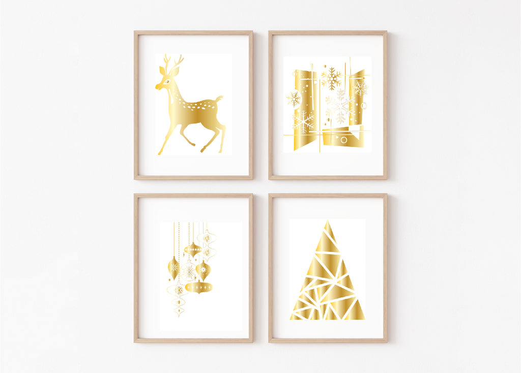 Mid-Century Holiday Art Prints image 0