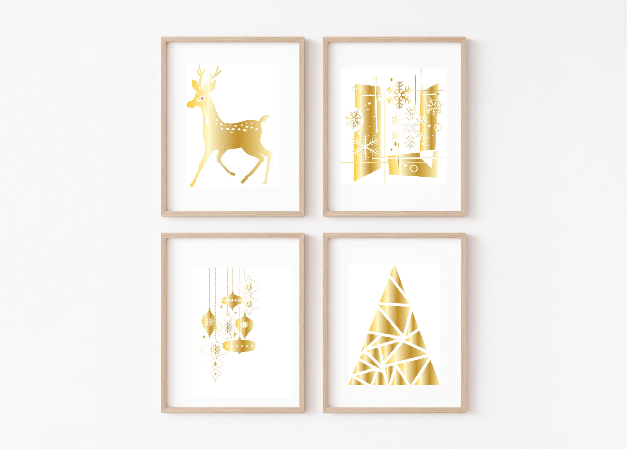 Mid-Century Holiday Art Prints image 0
