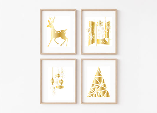 Mid-Century Holiday Art Prints image 0