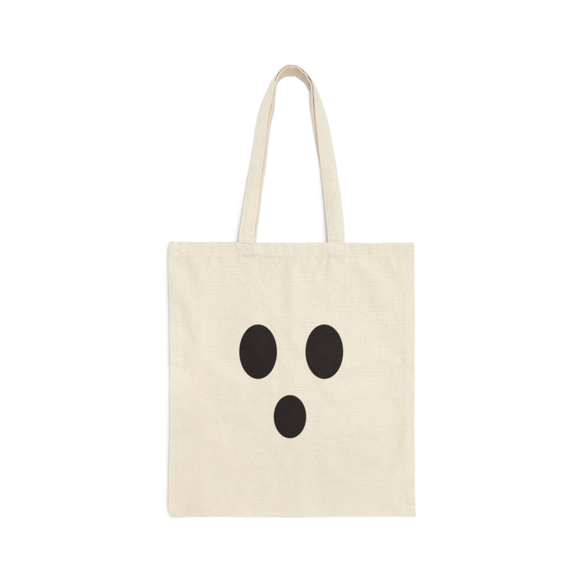 Ghost Cotton Canvas Trick or Treat Bag image 0